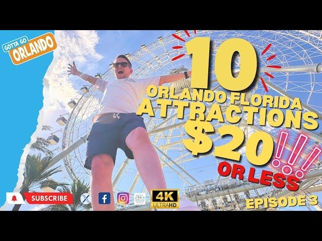 Orlando Florida Affordable Attractions that WON'T break the bank