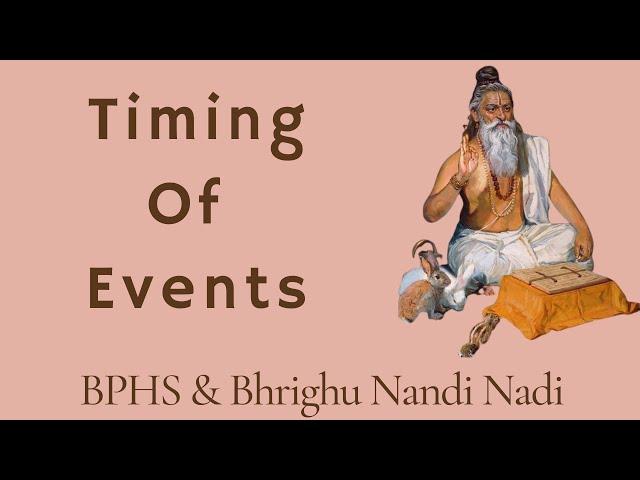 Code to Time Events | BPHS & Bhrighu Nandi Nadi | Vedic Astrology