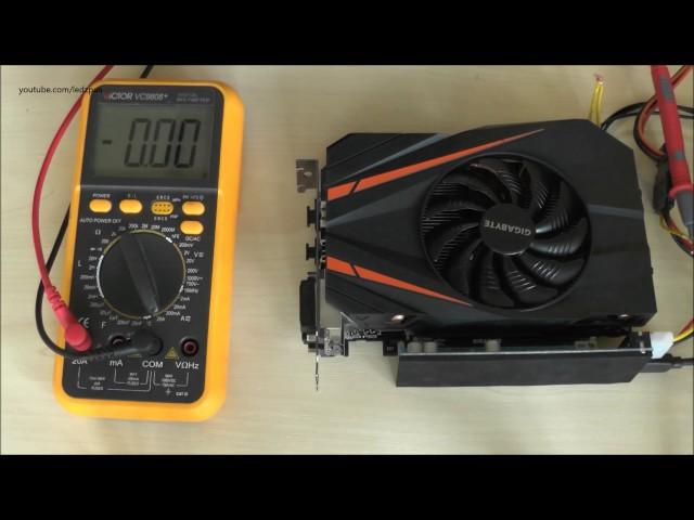 Замеры потребления GiGABYTE GTX1060 MINI ITX