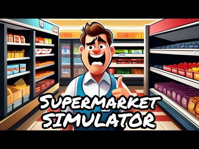 SpagOp Is Live  \  Playing SuperMarket Simulator  \   Facecam Today 