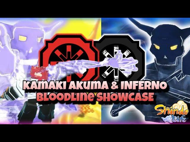 Kamaki Akuma & Kamaki Inferno Bloodline in Shindo Life Showcase