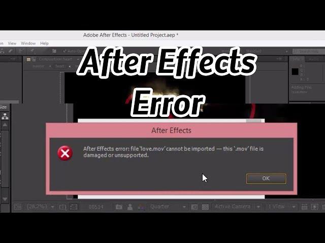 How to Fix Adobe After Effects Unsupported or Damaged