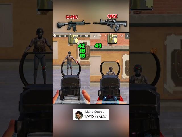 M416 vs QBZ  #bkrtt #pubgmobile #pubgtipsandtricks