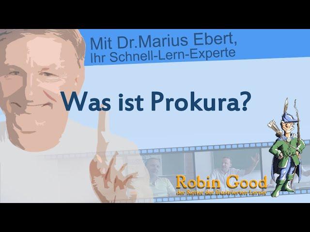 Was ist Prokura?