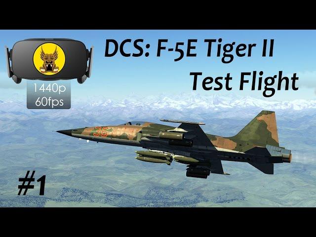 Test Flight - DCS: F-5 Tiger II #1 - Introduction and Cockpit Familiarization