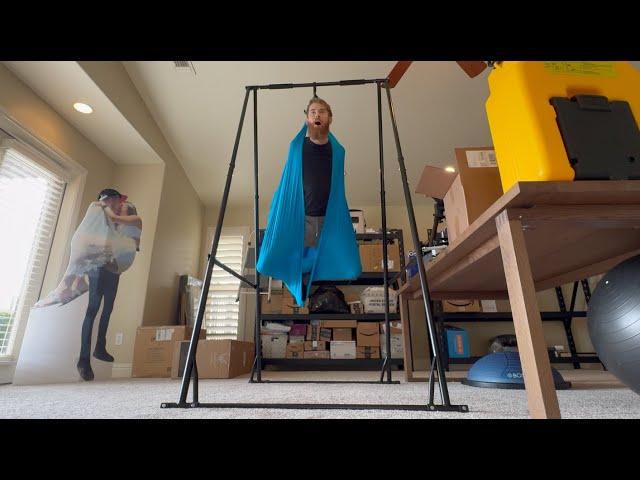 LEARNING AERIAL YOGA! - IMBRANDONFARRIS