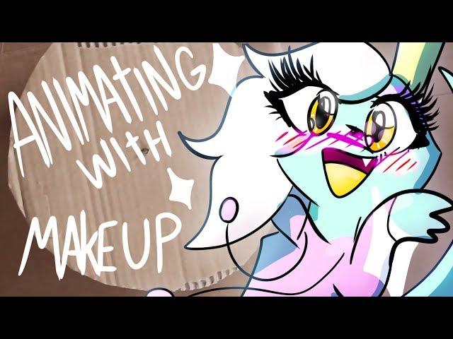 MAKE UP ANIMATION MEME - Animating With... (Konnichiwa Kawaii Meme) 