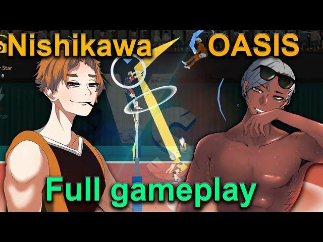 The Spike. Volleyball 3x3. Nishikawa vs OASIS. Battle of Legends. Full gameplay