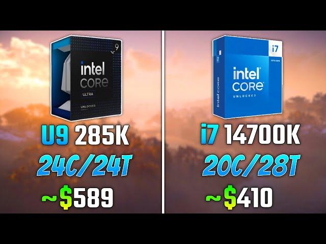 INTEL ULTRA 9 285K vs INTEL i7-14700K | Test in 6 Games