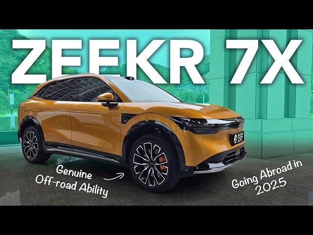 Zeekr 7X Driven - Genuine Off-road Ability And Going Global in 2025