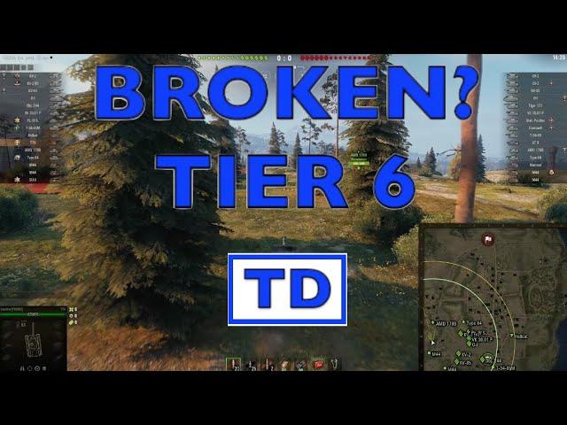 WOT - Most Broken OP Tier 6 TD | World of Tanks