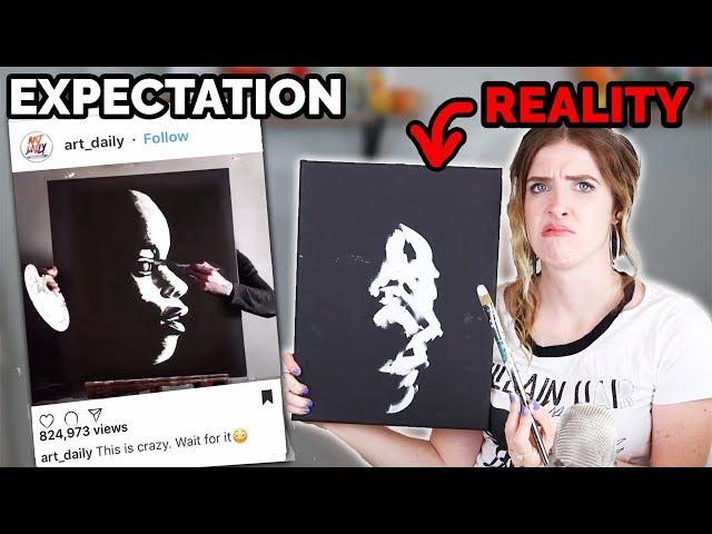 ARTIST Tests VIRAL Instagram ART Videos!