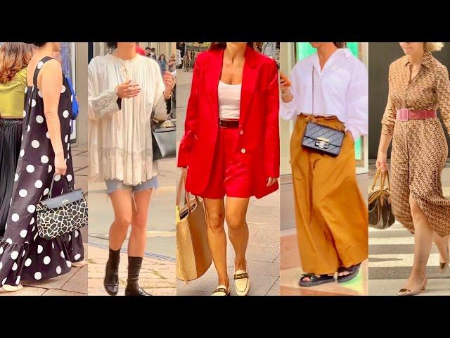 MILAN SUMMER 2024 STREET STYLE ELEGANT ITALIAN FASHION STYLES TO WEAR IN SUMMER  2024 #vanityfair