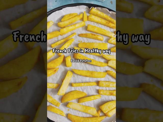 Kids Special Homemade French Fries | Baked in Oven   #shorts #homemade #frenchfries #potato #healthy