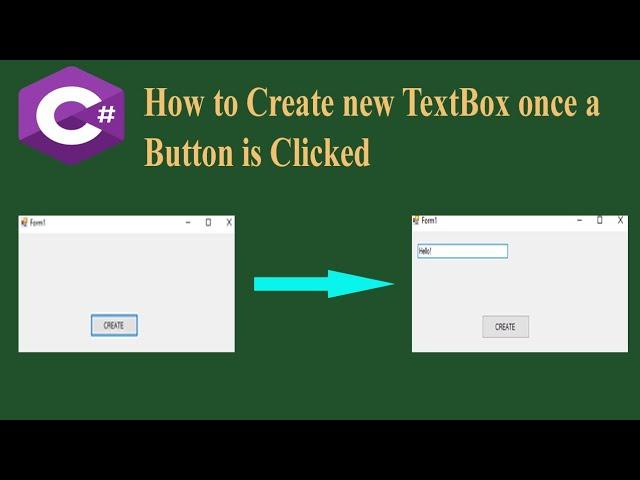 C# Create textBox on Button click