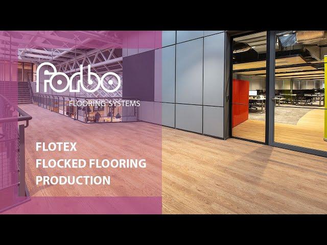 Flotex flocked flooring - Production | Forbo Flooring Systems