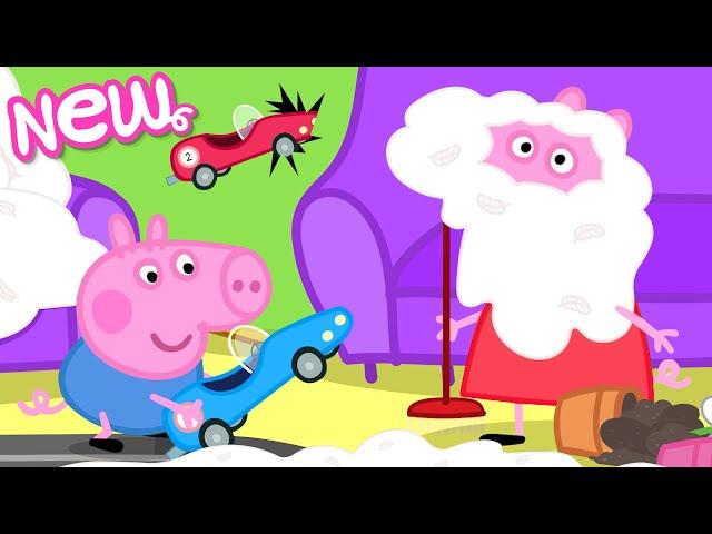 Peppa Pig Tales 🫧 SUPER Speedy Clean Up Race!  BRAND NEW Peppa Pig Episodes