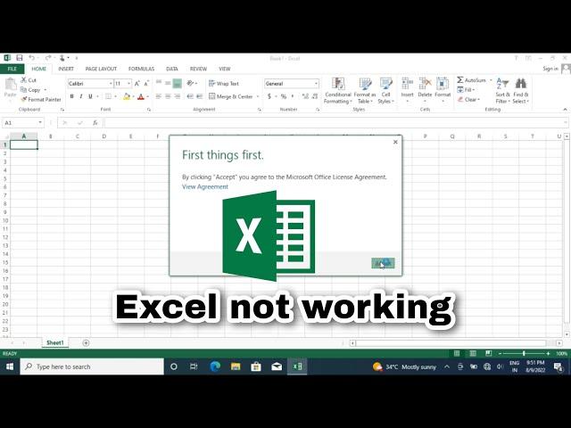 Excel not working || How we can fix this issue || Technical Support