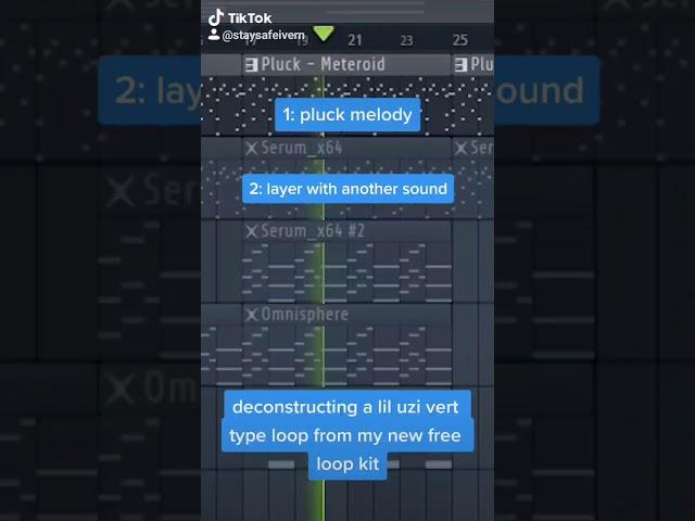 VIRTUAL LIL UZI VERT HYPERPOP MELODY TUTORIAL IN 1 MINUTE #shorts