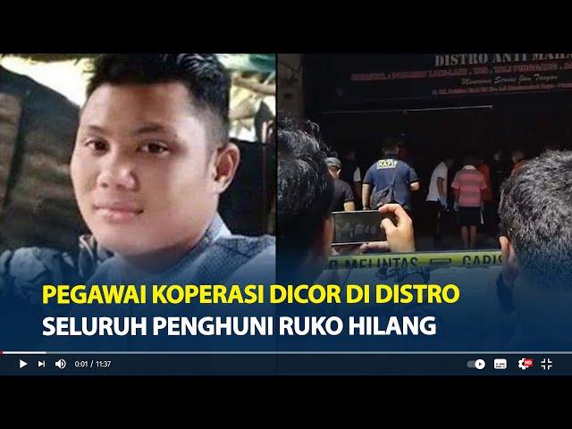 Pegawai Koperasi Dicor di Halaman Belakang Distro di Palembang , Seluruh Penghuni Ruko Hilang