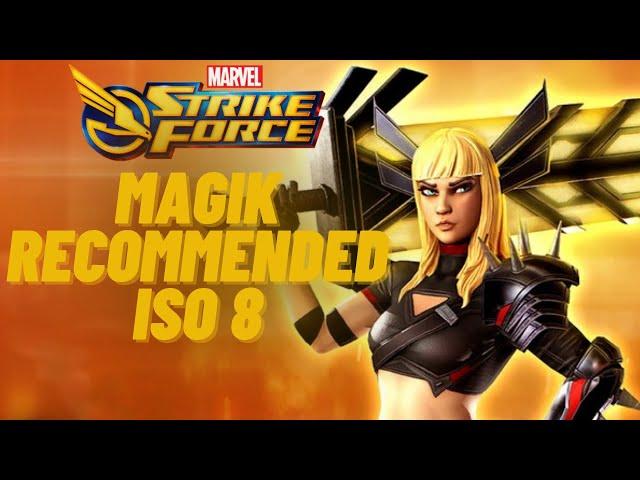 Magik Recommended ISO 8 Marvel Strike Force