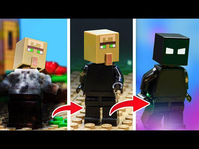 Turning into A Dark Devil in Minecraft | The Real Story Of Null - LEGO Minecraft Animation