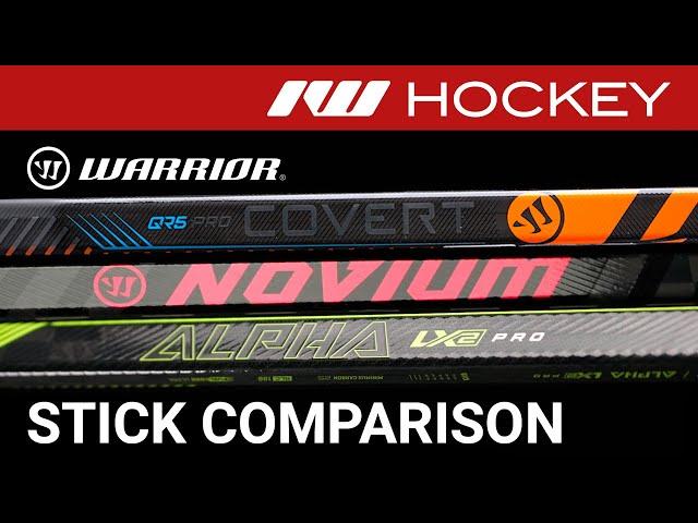 Warrior Alpha vs Covert vs Novium Stick Line Comparison // On-Ice Insight