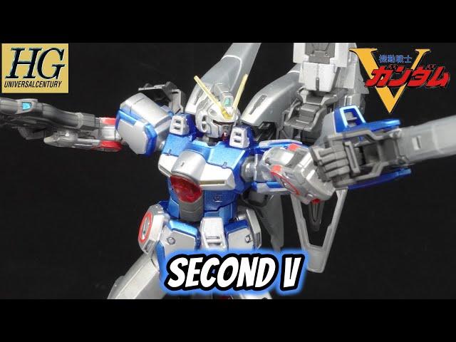 Gundam Base Limited HG Second V [Clear Color] Review | Mobile Suit Victory Gundam