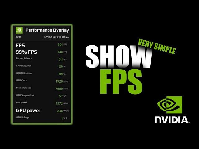 How to Show FPS on PC for NVIDIA Users || 2022 Tutorials