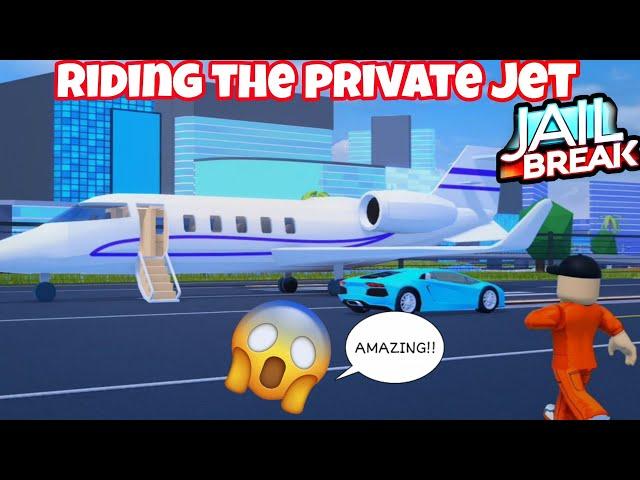 Finally riding the Private Jet in Roblox Jailbreak || Hindi Gameplay