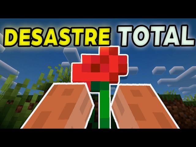 ROMPÍ MINECRAFT con una Flor Roja