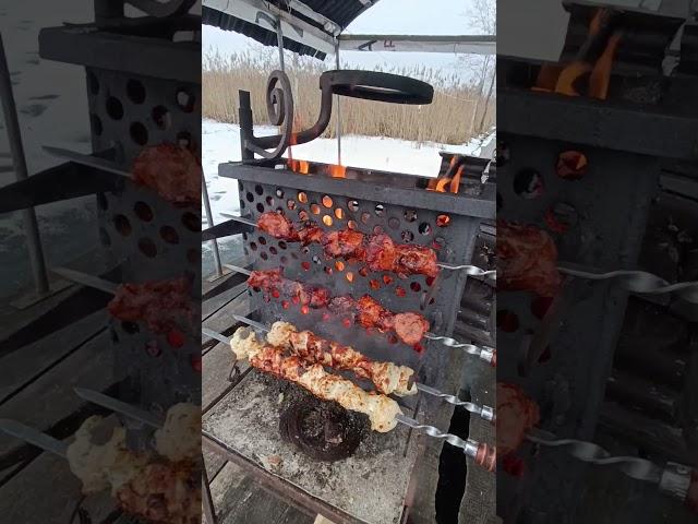 Вертикальный мангал