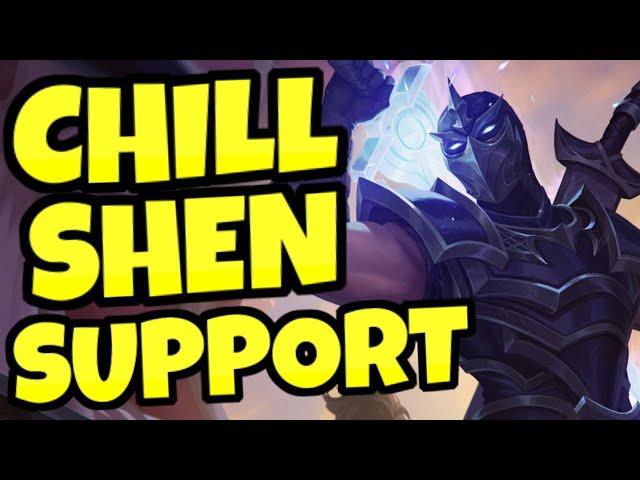 Here's some chill relaxing Shen Support gameplay