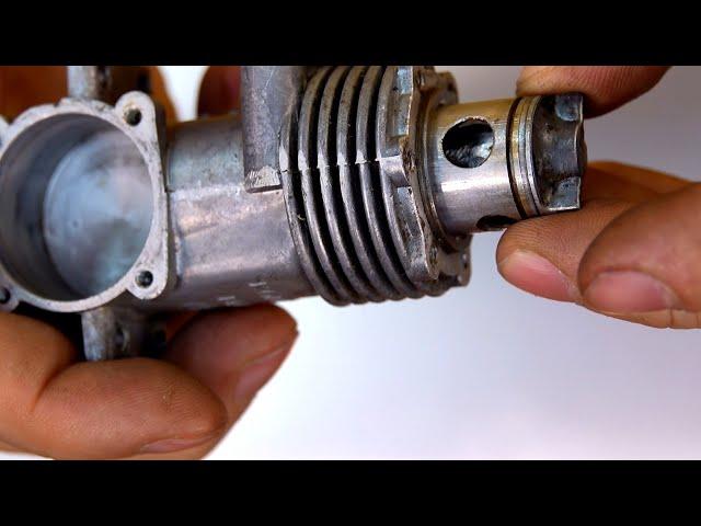 Rare micromotor Comet MD 5 - A hole in the piston?