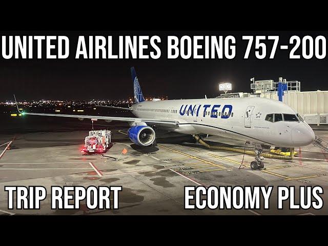 [TRIP REPORT] United Airlines Boeing 757-200 (ECONOMY PLUS) Newark (EWR) - Las Vegas (LAS)