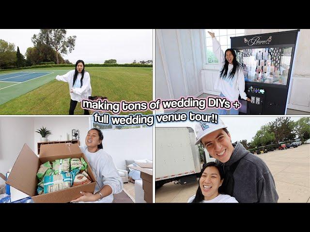 FULL WEDDING VENUE TOUR + Tons Of Wedding DIY Projects!!