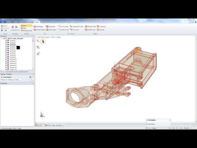 SpaceClaim Feature Demo - Clean Up Dirty Geometry from IGES and STEP