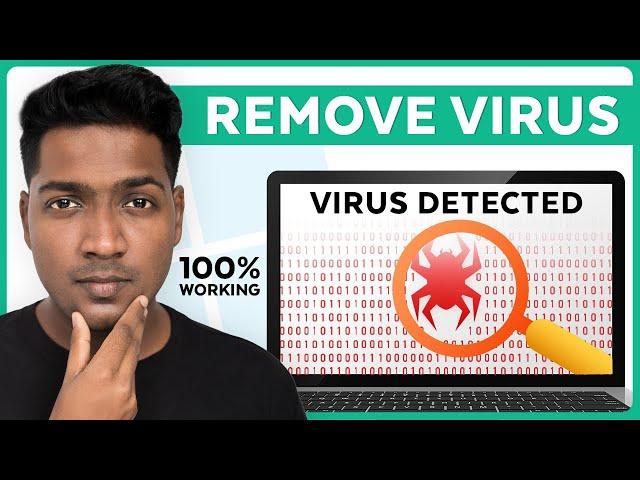 How To Remove Any Virus ️ From PC For Free | 2024