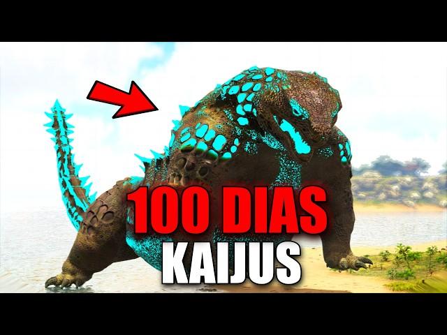 Pase 100 Días con Kaijus en ARK Hardcore (Pelicula Completa)