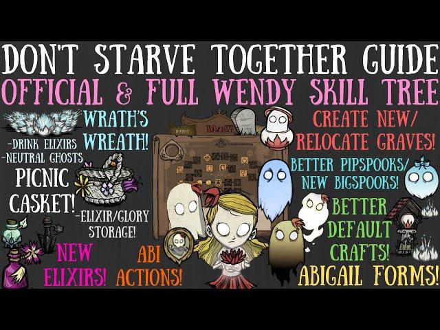 NEW FULL Wendy Skill Tree Breakdown - Don't Starve Together Guide