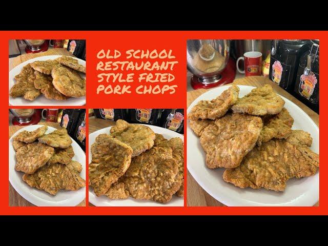 The Best Way To Achieve Crispy Juicy Delicious Pork Chops/OLD SCHOOL CRISPY PORK CHOPS