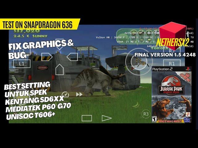 Fix bug! Jurassic Park: operation Genesis - Nethersx2 Snapdragon 636