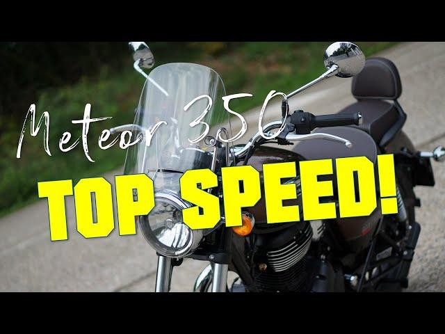 2021 ROYAL ENFIELD METEOR 350 - TOP SPEED + GPS TOP SPEED