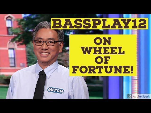 "bassplay12 (Mitch) Will Be On Wheel of Fortune!!!!