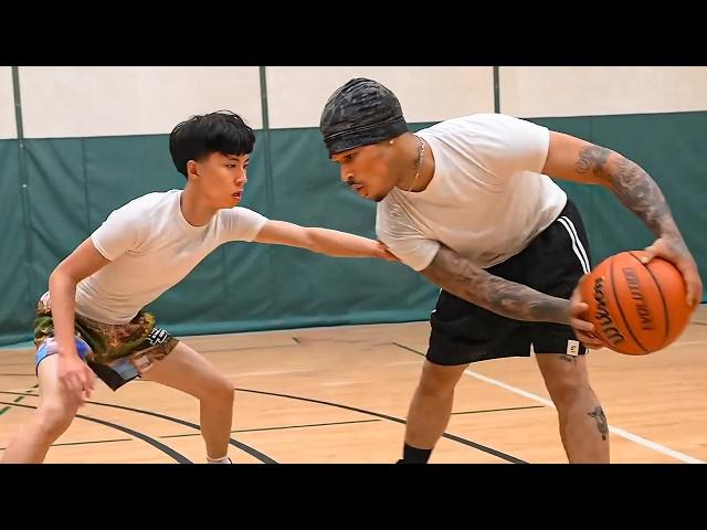 Plaqueboymax vs Ray 1v1 Basketball Rematch!