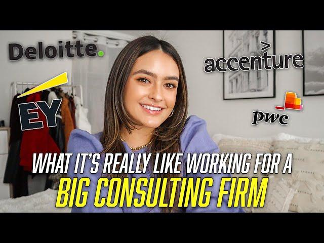 WHAT ITS REALLY LIKE WORKING FOR A CONSULTING FIRM: interview process, work life balance, and more