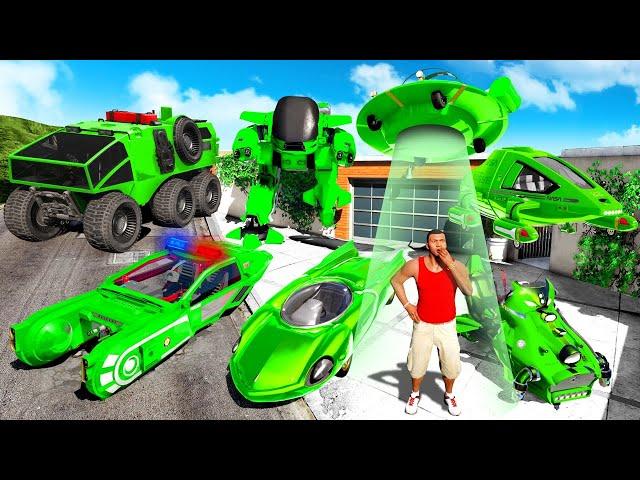 Collecting SECRET ALIEN VEHICLES in GTA 5!