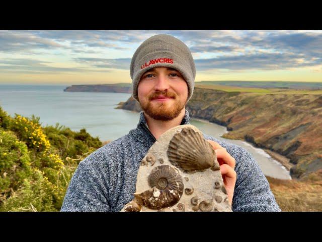 We Went Fossil Hunting Along An Ancient Beach! ️ Searching For Ammonites, Bones, Fish And More!