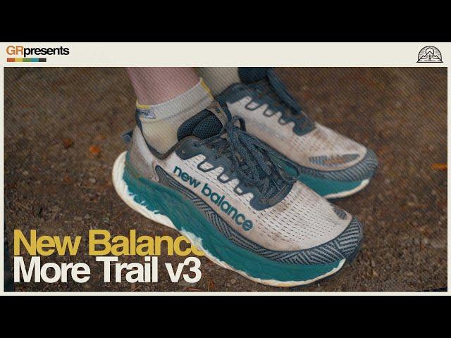 Lots of cushion, lots of fun? // NEW BALANCE MORE TRAIL v3 // Ginger Runner Review