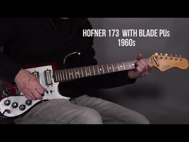 Hofner 173 with Blade Pickups from the 1960s